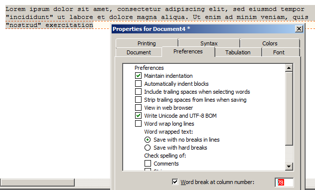 TextPad word break column 78.png
